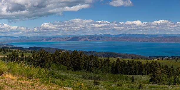 Turquoise water at Bear Lake, Utah