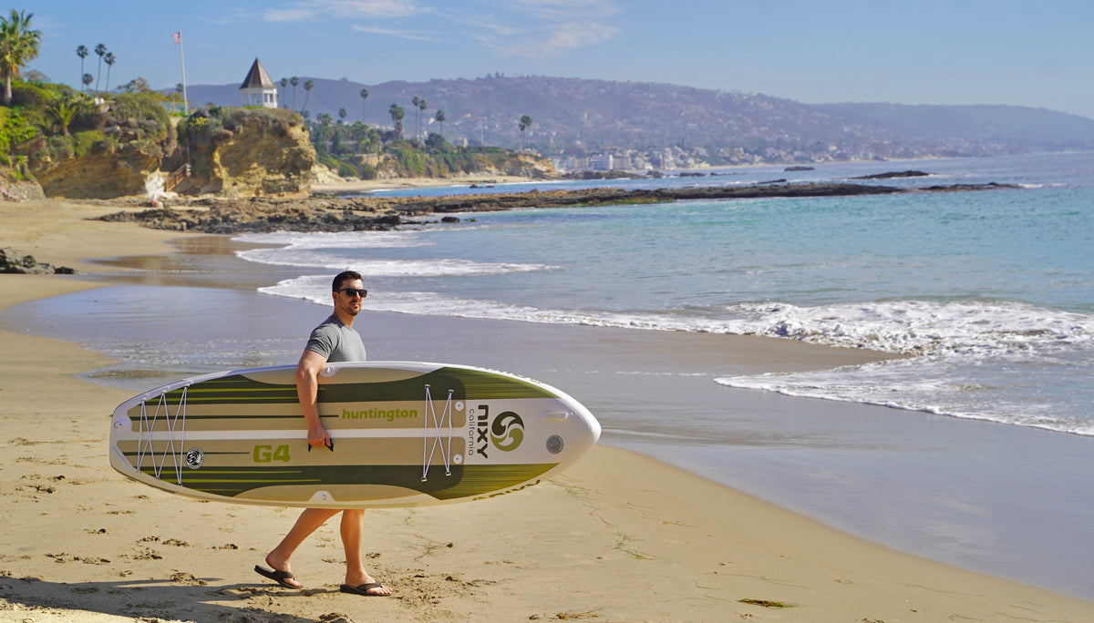Paddle boarding in Southern California