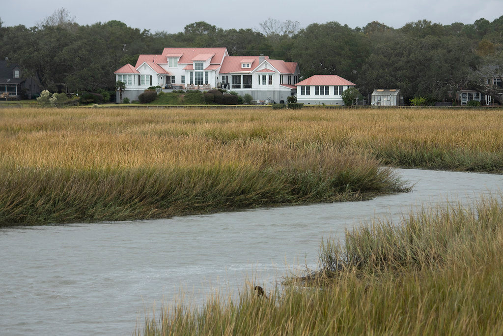 Calm waters of Shem Creek, South Carolina. 