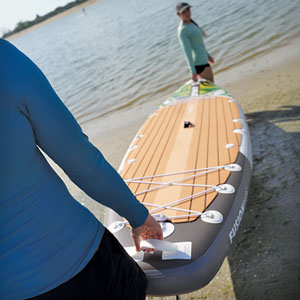 NIXY Newport G5 inflatable paddle board detail