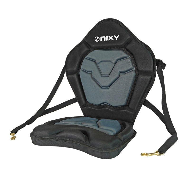 NIXY Premium SUP Kayak Seat mounted on a paddle board