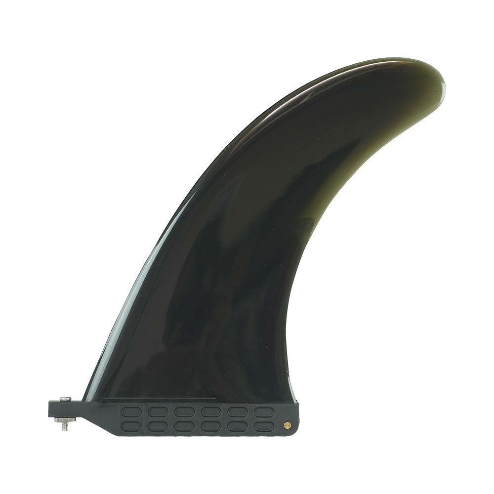 NIXY 8 inch TPU flex center fin in translucent finish for shallow water and beach launches on US fin box paddle boards