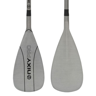 94 sq in - NIXY 3-Piece 100% Carbon Fiber Paddle - NIXY Sports|#bladesize_94-large#color_silver