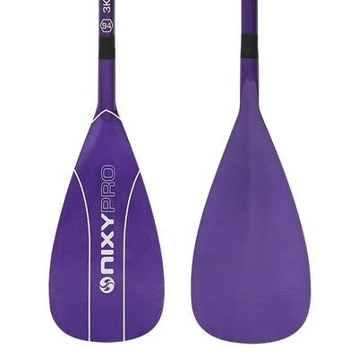 94 sq in - NIXY 3-Piece 100% Carbon Fiber Paddle - NIXY Sports|#bladesize_94-large#color_purple