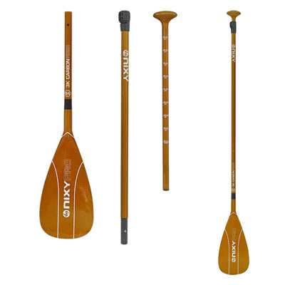 94 sq in - NIXY 3-Piece 100% Carbon Fiber Paddle - NIXY Sports|#bladesize_94-large#color_yellow