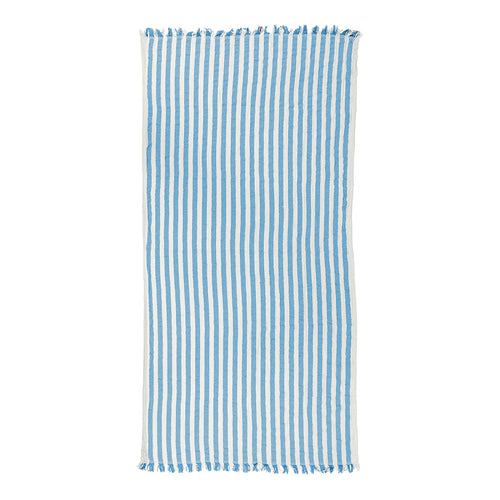 Blue Melody recycled Turkish cotton beach towel color swatch