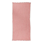 Red Melody recycled Turkish cotton beach towel color swatch sustainable