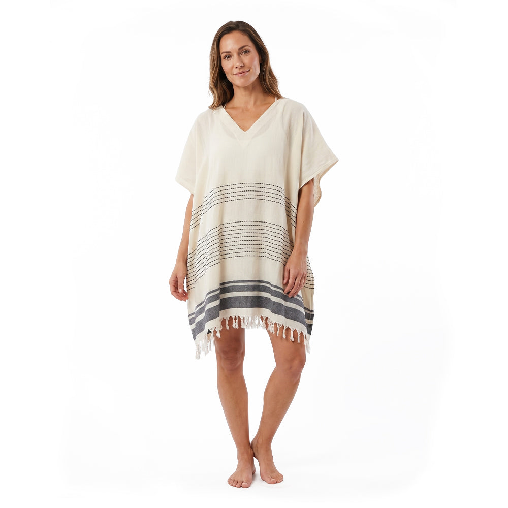 NIXY Turkish Cotton Beach Cover-up worn by female model