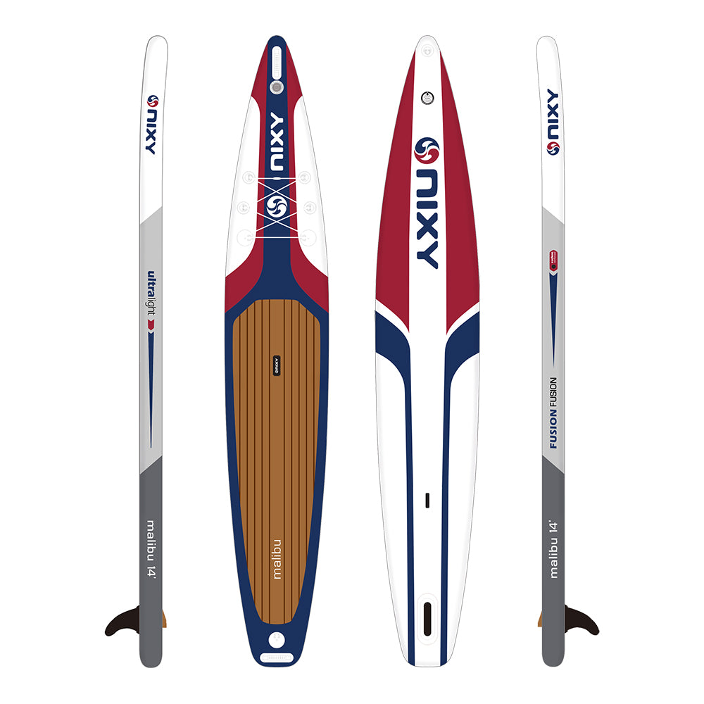 Inflatable Race Paddle Board – Malibu 14' Carbon iSUP | NIXY