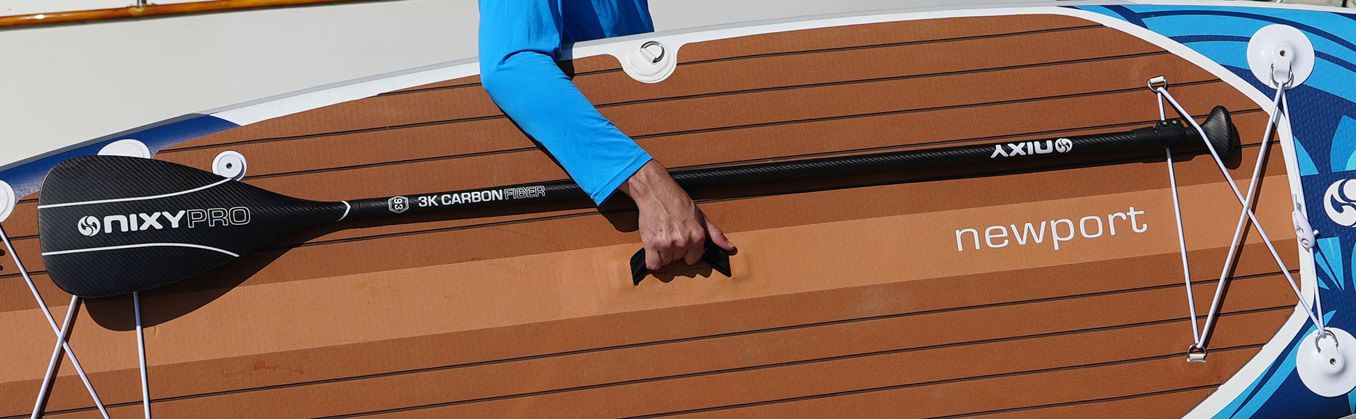 Carbon fiber SUP paddle