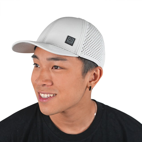 NIXY Stoked Performance Snapback Cap in misty gray