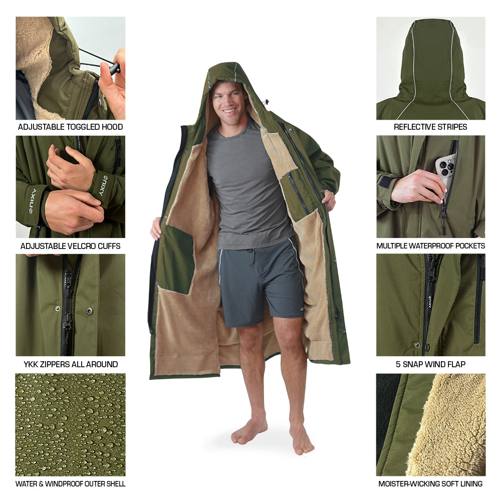 NIXY Waterproof Changing Parka: Ultimate Changing Poncho