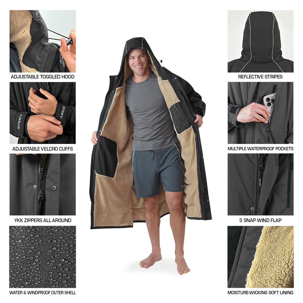 Waterproof Changing Parka | Cold Water Swim Coat | NIXY – NIXY Sports