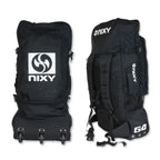 Front and back close up shot of NIXY Waterproof paddleboard backpack