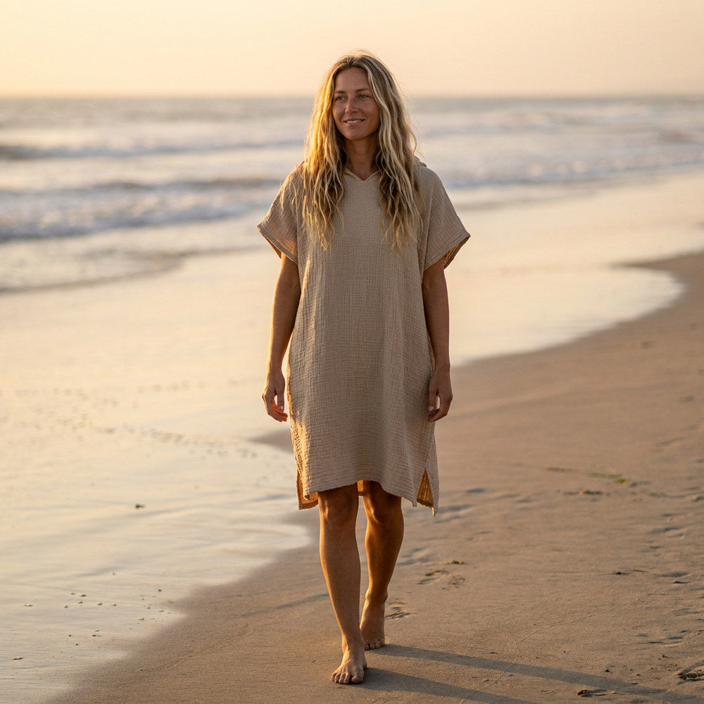 Flow Adult Turkish Cotton Beach Poncho