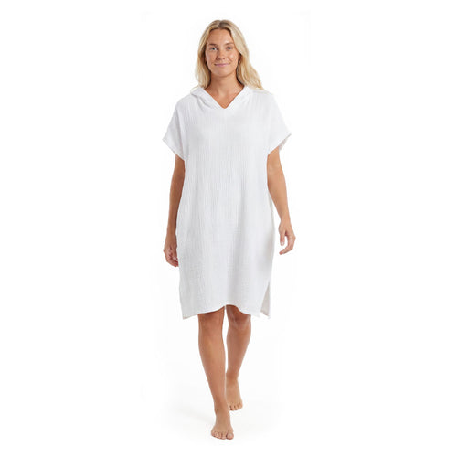 NIXY Flow Adults Turkish Cotton Changing Poncho, front view