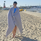 Mediterranean - Oversized Turkish Beach Towel Blanket