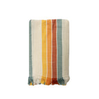 Vintage Turkish Beach Towel alternate colorway laid flat