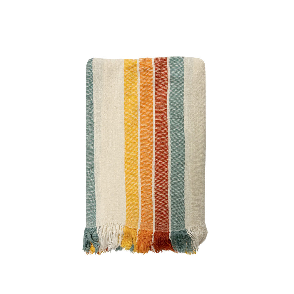 Vintage Turkish Beach Towel alternate colorway laid flat