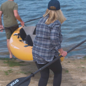 NIXY - Remo Pro Kayak 2 Piezas 100% Fibra de Carbono