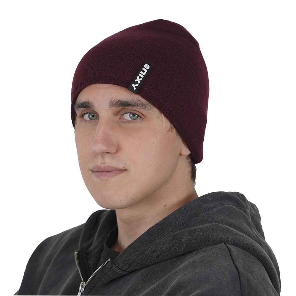 NIXY Skull Wool Beanie - Sleek, Comfortable, All-Weather Headwear