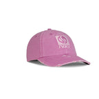 NIXY DAP Vintage Washed Cotton Dad Hat in Pink — Front 3/4 Angle View