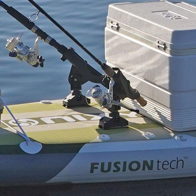 fishing rod holder sup June & Tackle Rack SUP / Paddle Board Fishing