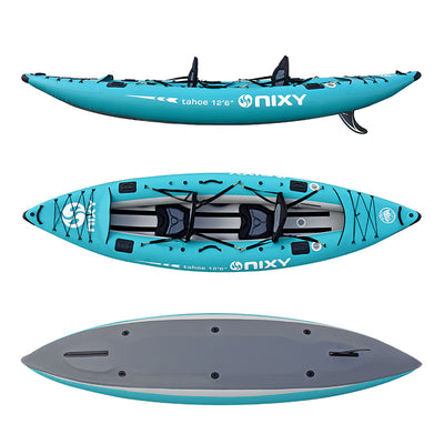 NIXI Inflatable Kayak|#color_aqua