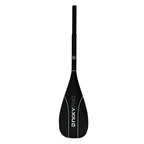 NIXY 2-Piece Kayak 100% Carbon Fiber Pro Paddle side view with 88 sq in standard blade, lightweight kayak paddle for paddleboard to kayak conversion