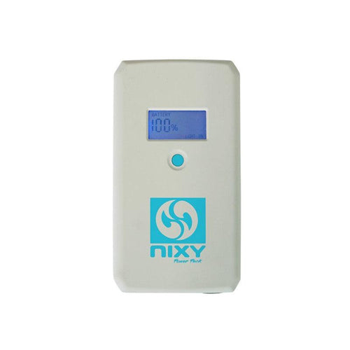 NIXY Battery Power Pack for electric SUP pump, top view of LCD screen and ports